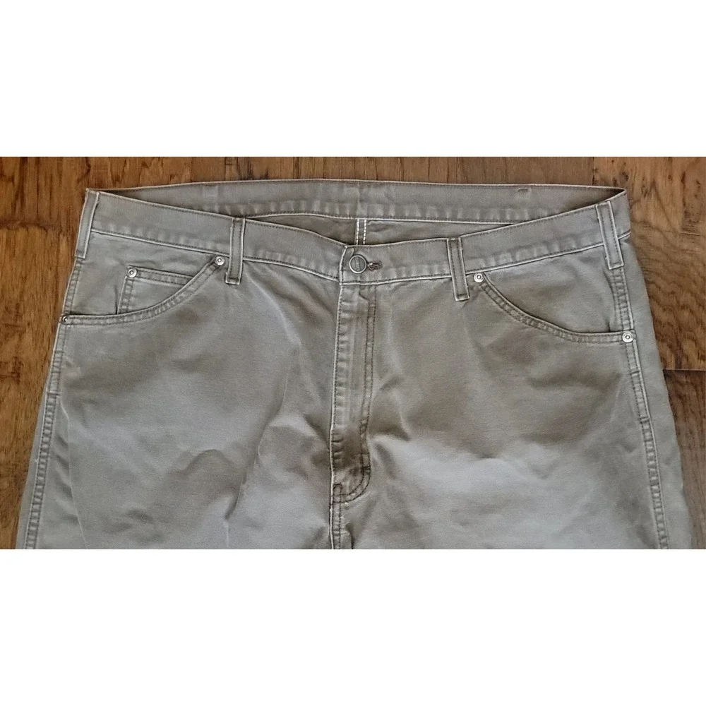 Dickies Men's Brown Loose Fit Canvas Workwear‎ Pants Size 40x33